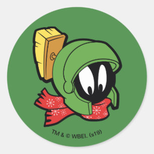 MARVIN MARTIAN™ "Outta This World"-feestdag Ronde Sticker