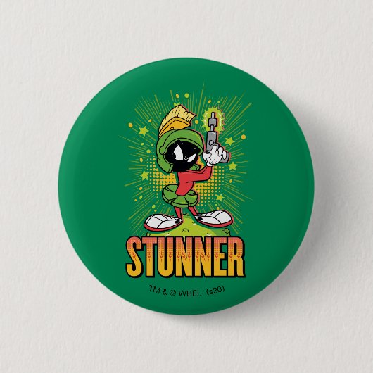 MARVIN MARTIAN™ - Stunner Ronde Button 5,7 Cm (Voorkant)