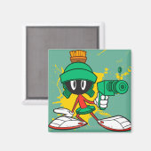 Marvin met Pistool Magneet (Voorkant / Achterkant)