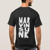 Marvin Sunk Dark Back-design T-shirt (Achterkant)