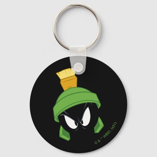 MARVIN THE MARTIAN™ Angry Face Sleutelhanger (Voorkant)