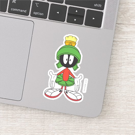 MARVIN THE MARTIAN™ armen open Sticker (Detail)