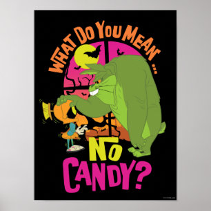 MARVIN THE MARTIAN™ & BUGS BUNNY™ "Geen snoep" Poster