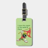 MARVIN THE MARTIAN™ Claousful Planet Bagagelabel (Voorkant verticaal)
