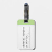 MARVIN THE MARTIAN™ Claousful Planet Bagagelabel (Achterkant verticaal)