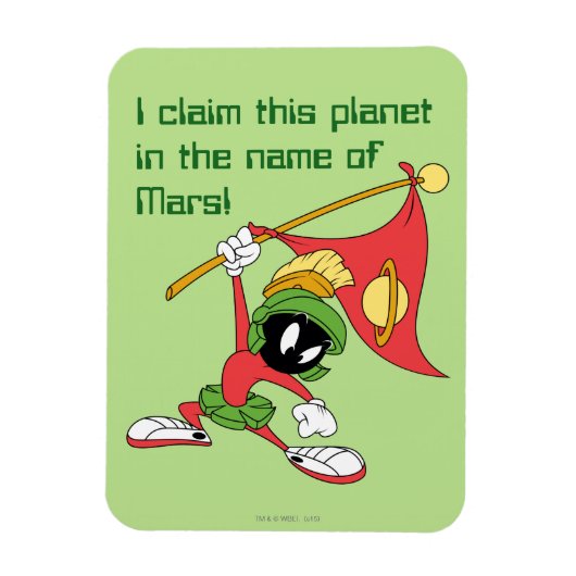 MARVIN THE MARTIAN™ Claousful Planet Magneet (Verticaal)