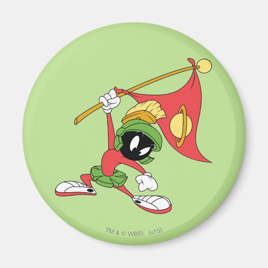MARVIN THE MARTIAN™ Claousful Planet Magneet (Voorkant)
