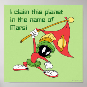 MARVIN THE MARTIAN™ Claousful Planet Poster