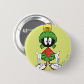 MARVIN THE MARTIAN™ Confused Ronde Button 5,7 Cm (Voorkant /achterkant)