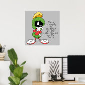 MARVIN THE MARTIAN™ Denkend Poster (Thuiskantoor)