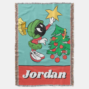 MARVIN THE MARTIAN™ DIE ster op boom zet Deken