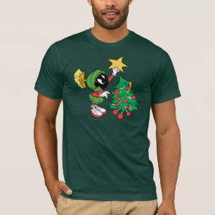 MARVIN THE MARTIAN™ DIE ster op boom zet T-shirt