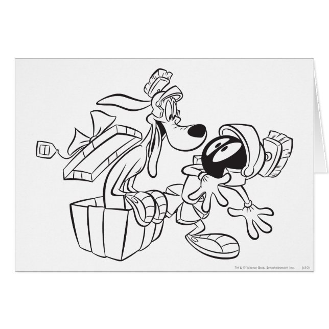 MARVIN THE MARTIAN™ et K-9 surprise cadeau (Devant horizontal)