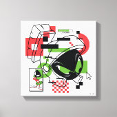 MARVIN THE MARTIAN™ Glitch Canvas Afdruk (Voorkant)