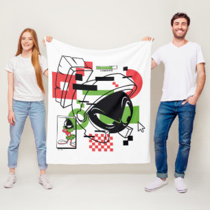 MARVIN THE MARTIAN™ Glitch Fleece Deken