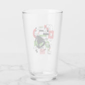 MARVIN THE MARTIAN™ Glitch Glas (Achterkant)