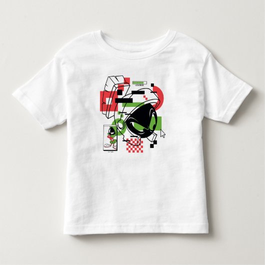 MARVIN THE MARTIAN™ Glitch Kinder Shirts (Voorkant)