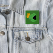 MARVIN THE MARTIAN™ Identity Vierkante Button 5,1 Cm (In situ)