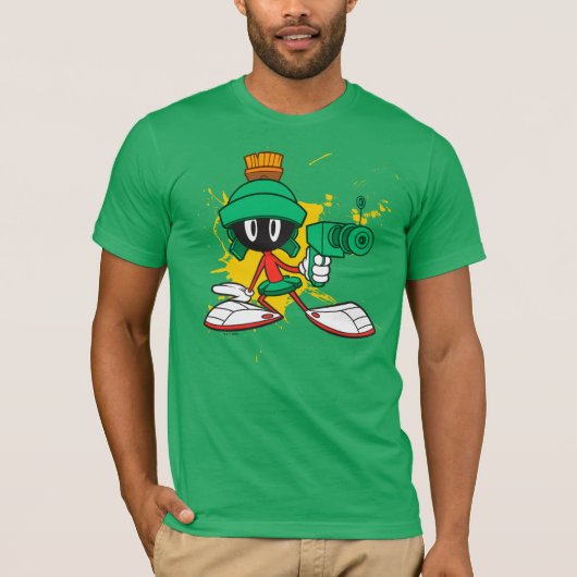 MARVIN THE MARTIAN™ met een laser T-shirt (Voorkant)