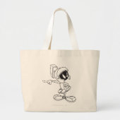 MARVIN THE MARTIAN™ Pointing Grote Tote Bag (Voorkant)