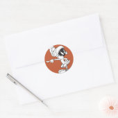 MARVIN THE MARTIAN™ Pointing Ronde Sticker (Envelop)