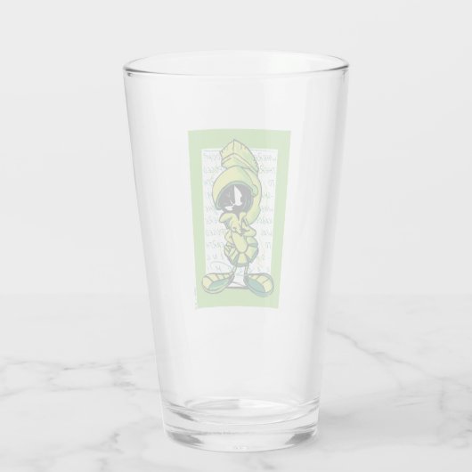 MARVIN THE MARTIAN™ Quote Sketch Glas (Achterkant)
