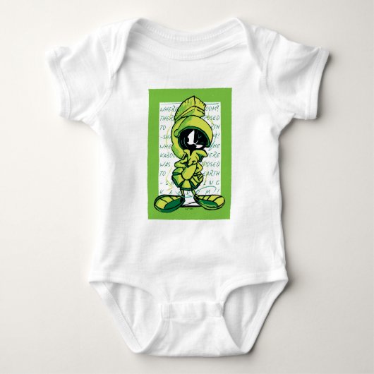 MARVIN THE MARTIAN™ Quote Sketch Romper (Voorkant)