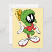 MARVIN THE MARTIAN™ Shrug Briefkaart (Voorkant / Achterkant)