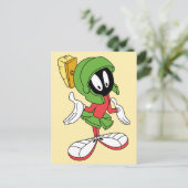 MARVIN THE MARTIAN™ Shrug Briefkaart (Staand voorkant)