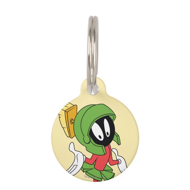 MARVIN THE MARTIAN™ Shrug Huisdierpenning (Voorkant)