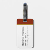 MARVIN THE MARTIAN™ Varsity Collegiate Graphic Bagagelabel (Achterkant verticaal)