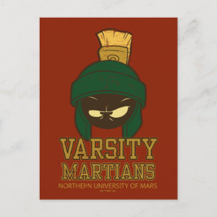 MARVIN THE MARTIAN™ Varsity Collegiate Graphic Briefkaart