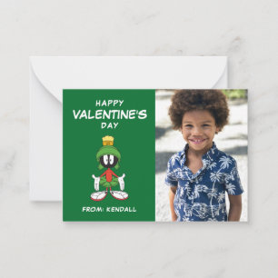 MARVIN THE MARTIAN™ Verward Valentijnsdag Notitiekaartje