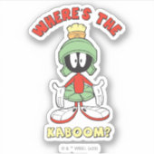 MARVIN THE MARTIAN™ Waar is de Kaboom? Sticker (Voorkant)