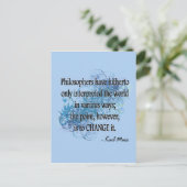 Marx Briefkaart (Staand voorkant)