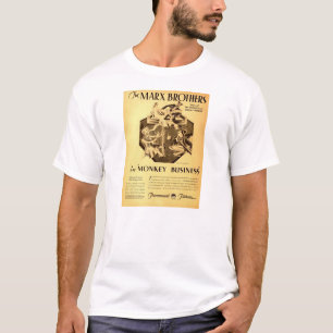 Marx Brothers 1931 filmpromotionele tijdschrift en T-shirt