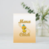 Marx Chick Briefkaart (Staand voorkant)
