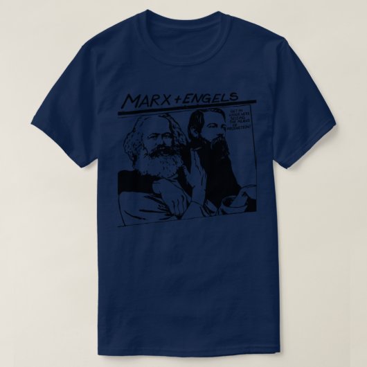 Marx en Engels Meme T-shirt (Design voorkant)