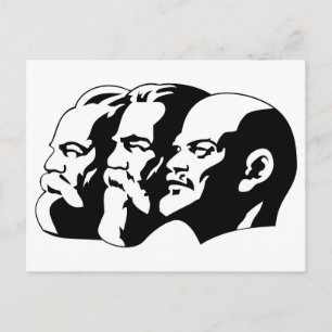 Marx, Engels en Lénin Briefkaart