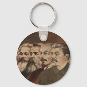 Marx, Engels, Lenin en Stalin Sleutelhanger