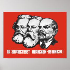 Marx - Engels - Lenin - Sovjetpropaganda Poster