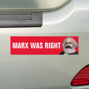 Marx had gelijk bumpersticker