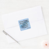 Marx Vierkante Sticker (Envelop)