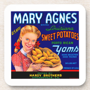 Mary Agnes Louisiana Yams Bier Onderzetter