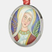 Mary and Lamb CHRISTMAS ORNAMENT (Links)