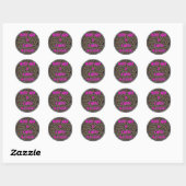 Mary-Ann & Wanda 4-Ever! Sticker - Roze (Vel)