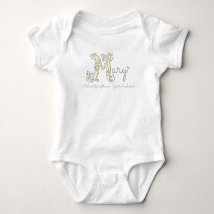Mary baby meisjes Mijn naam en betekenis aangepast Romper