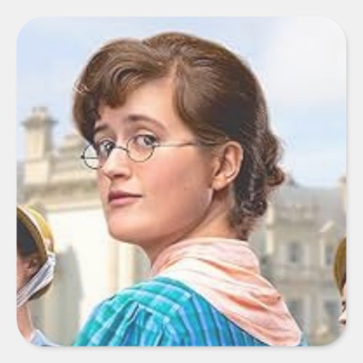 Mary Bennet  Vierkante Sticker (Voorkant)