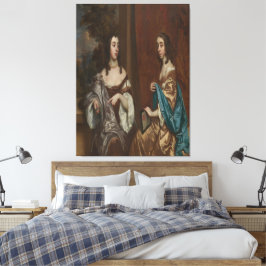 Mary Capel (1630–1715), Later Duchess of Beaufort Canvas Afdruk