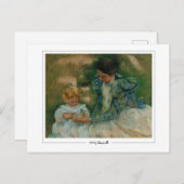 Mary Cassatt #295 - Kunstmatig Briefkaart (Voorkant / Achterkant)